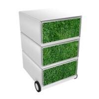 Socle mobile Paperflow Golf 3 390 x 436 x 642 mm Vert, blanc