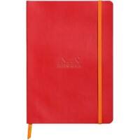 Cahier Rhodia A5 Ligné Sans perforation Rouge