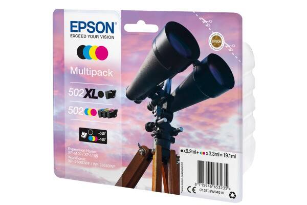 EPSON Tintenpatrone C13T02W94010 Original Schwarz, Cyan, Magenta, Gelb