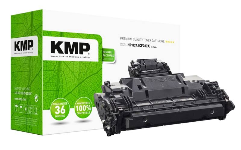 Kompatible KMP HP 87A Tonerkartusche CF287A Schwarz