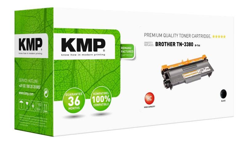 Kompatible KMP Brother TN-3380 Tonerkartusche Schwarz