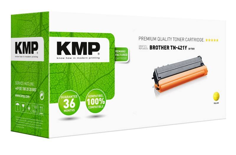 Toner KMP Compatible Brother TN-421Y Jaune