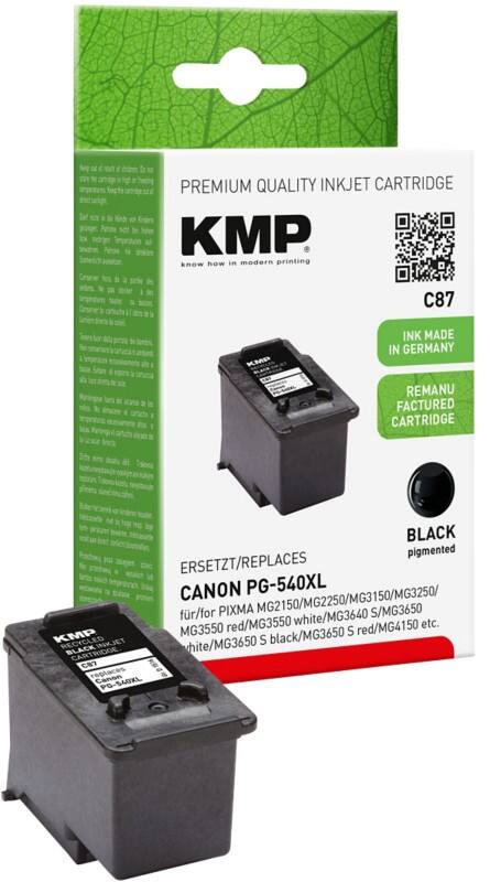 KMP Kompatibel Canon PG-540XL Tintenpatrone Schwarz