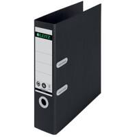 Classeur à levier Leitz 180° Recycle A4 8,2 cm Noir 2 anneaux Carton Portrait Neutre en carbone Carton recyclé 100%