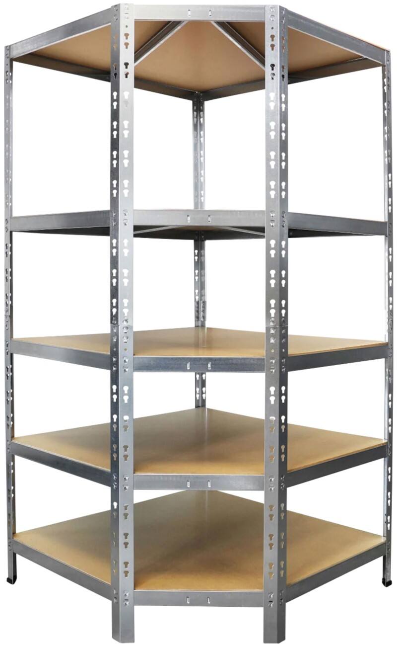 Étagère MAMMUT 5 étagères Acier 900 x 600 x 1800 mm Gris
