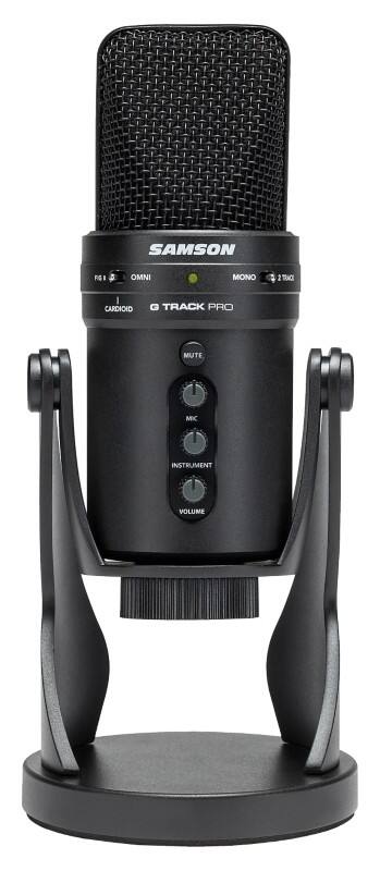 Microphone USB SAMSON G-Track Pro Noir