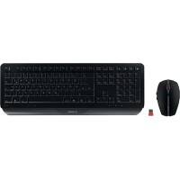 Ensemble clavier et souris Cherry Gentix Desktop Noir avec nano-récepteur USB sans fil