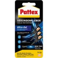 Colle super Pattex 1867001 Gel 3 unités