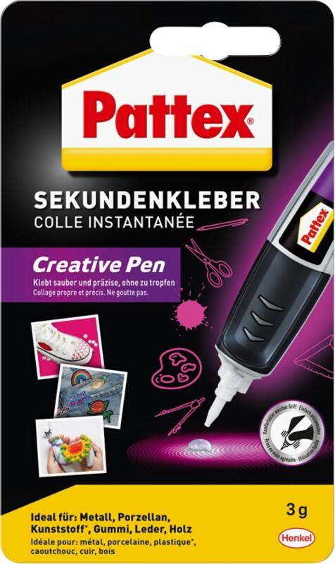 Pattex Perfect Pen Sekundenkleber Permanent Gel Transparent Flüssig 3 g
