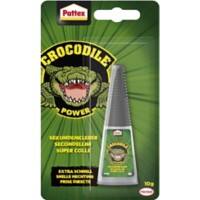Pattex Sekundenkleber Permanent Crocodile Power Flüssig Transparent 10 g PCSK2