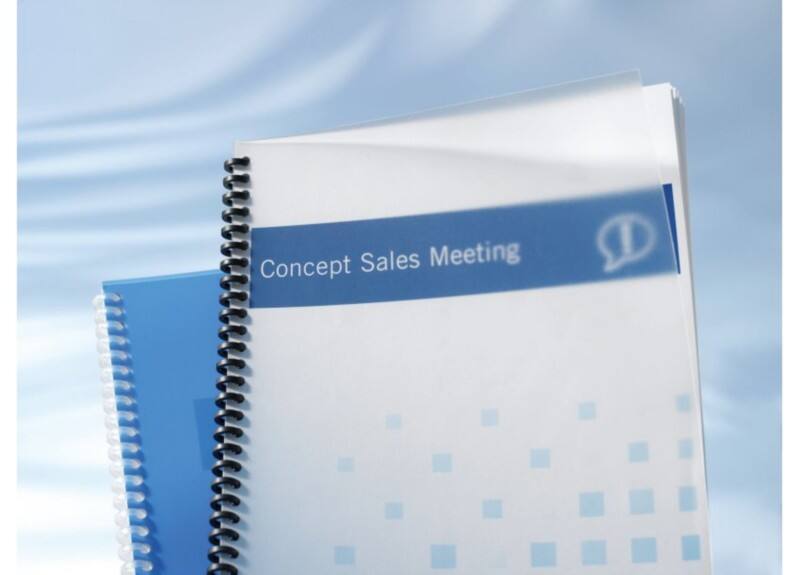 Reliure de couverture GBC PolyClearView A4 500 microns Transparent 100 unités