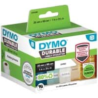 DYMO LW 2112285 Etikettenband Selbsthaftend Schwarz auf Weiss 25 mm (B) x 0,089 m (L)