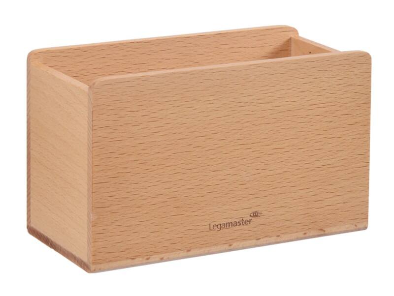 Legamaster 7-122725 Magnetischer Glastafel Zubehörhalter aus Holz Buche