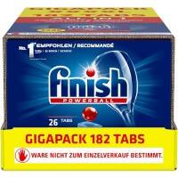 Tablettes pour lave-vaisselle Finish tout-en-un Gigapack 7 x 26 tablettes