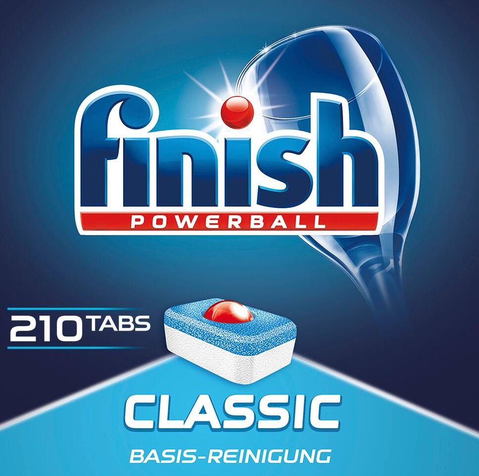 Tablettes pour lave-vaisselle Finish Classic Gigapack 7 x 30 tablettes