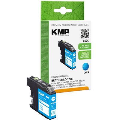 KMP Kompatibel Brother LC-123C Tintenpatrone Cyan