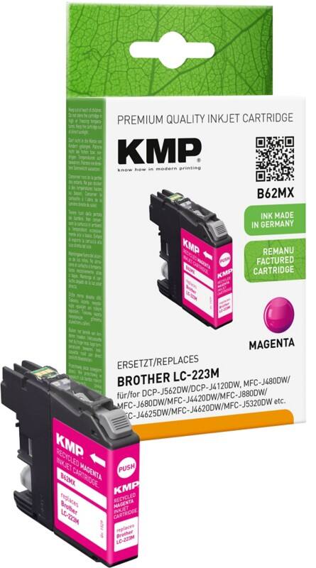 KMP Kompatibel Brother LC-223M Tintenpatrone Magenta