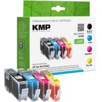 Cartouche jet d’encre KMP Compatible HP 364 Noir, cyan, magenta, jaune N9J73AE Multipack 4 Unités