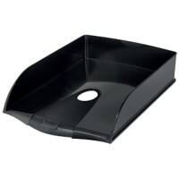 Leitz Recycle Briefablage 5324 A4 CO2 Neutral 98% Recycelter Kunststoff Schwarz 25,5 x 38,5 x 7 cm