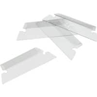 Djois Euroflex Sichtreiter A4 Transparent Pappe 8 x 3 cm 25 Stück