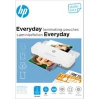 HP Everyday Laminierfolien Glänzend 80 Mikron (2 x 80) Transparent 100 Stück