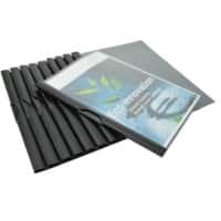 Rapesco Clipfile Eco 1595 DIN A4 30 Blatt Schwarz 10 Stück