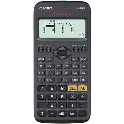 Casio Wissenschaftlicher Taschenrechner FX-82EX Schwarz