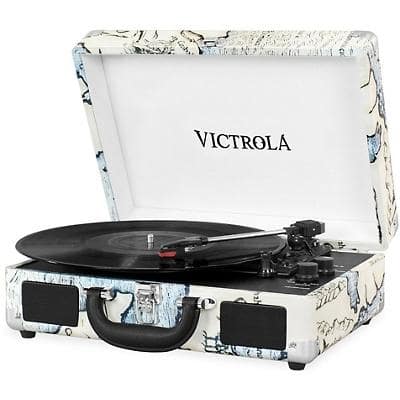 Platine vinyle Victrola VSC-550BT-P4-EU Bluetooth Mappemonde