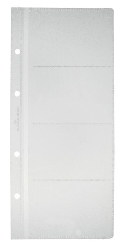 Pochettes pour cartes de visite DURABLE 2387-19 Transparent 80 cartes 11,2 x 9,5 x 28,4 cm 10 Unités