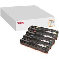 Toner Viking 203X compatible HP CF540X / 41X / 42X / 43X M254-HY-4 Noir, cyan, magenta, jaune 4 unités