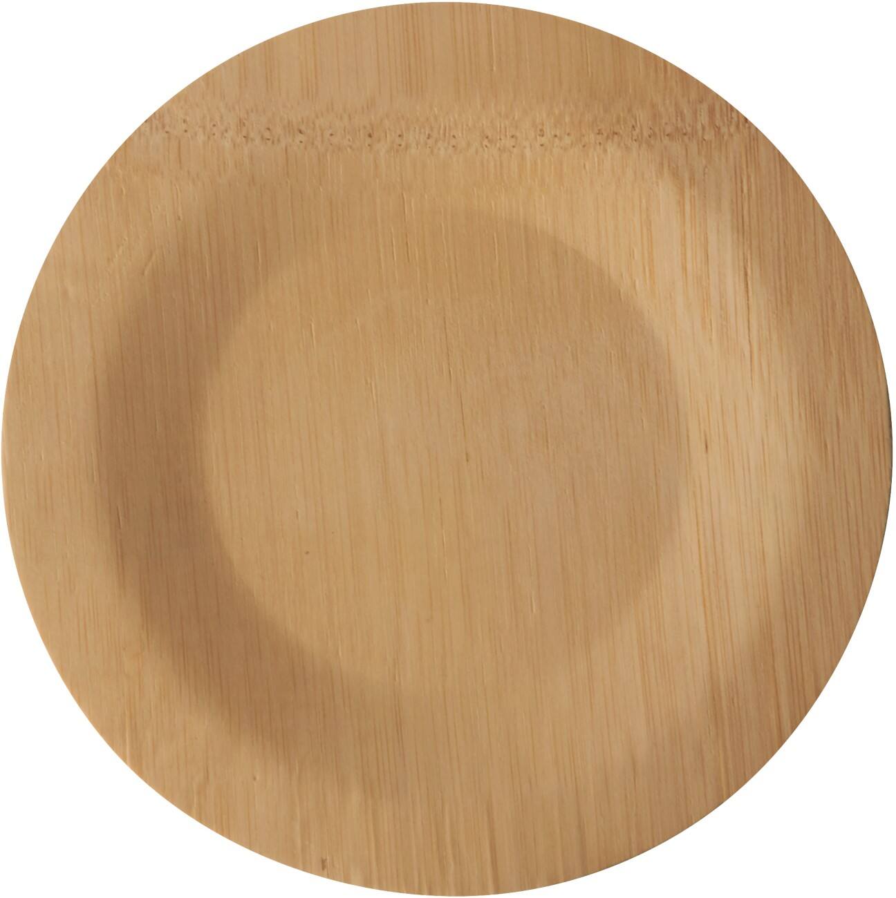 Assiette en bambou Papstar 88039 Crème 10 unités