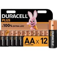 Duracell-Batterien Plus 100 AA 1,5 V 12 Stück