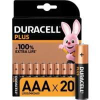 Duracell Batterie PLUS AAA 4 mAh Alkali 1.5 V 20 20 Stück