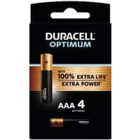 Duracell Batterien Optimum AAA 1,5 V 4 Stück