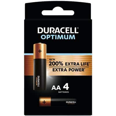 Piles Duracell Optimum AA 4 unités