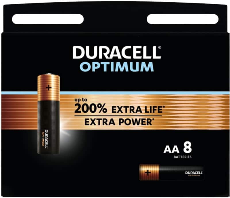 Duracell Batterien Optimum AA 1,5 V 8 Stück