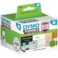 DYMO LW 2112286 Etiketten Weiss Selbstklebend 25 x 25 mm 1700 Etiketten