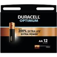 Duracell Batterien Optimum AA 12 Stück