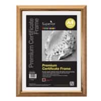 Seco A4 Deluxe Diplomrahmen mit Perspex Sicherheitsglas Gold