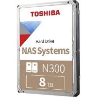 TOSHIBA Interne Festplatte N300 HDWG180EZSTA 8 TB Schwarz, Silber