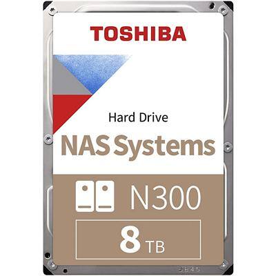 TOSHIBA Interne Festplatte N300 HDWG180UZSVA 8 TB Schwarz, Silber