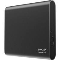 PNY tragbares Solid-State-Laufwerk PSD0CS2060-250-RB Schwarz