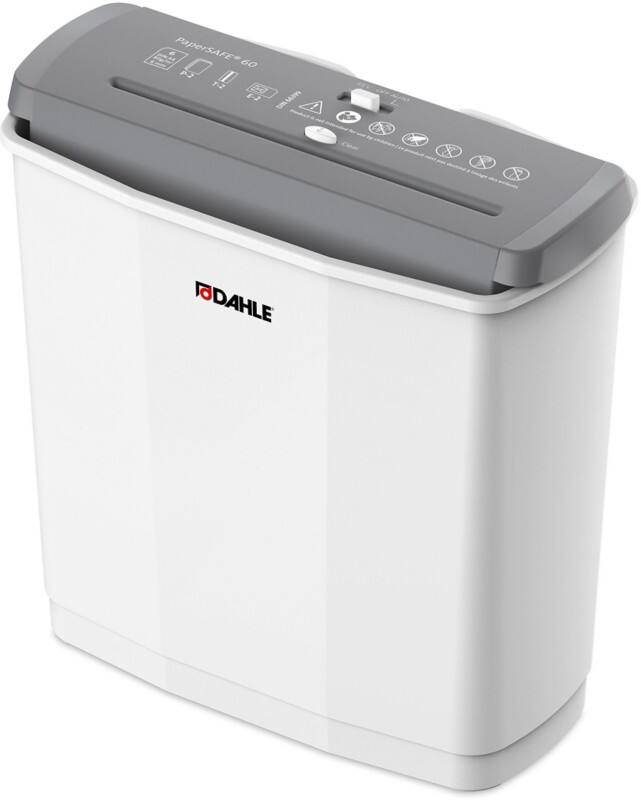 Destructeur de documents Dahle 6 Feuilles Coupe droite Niveau de sécurité P-2, T-2, E-2 11 L