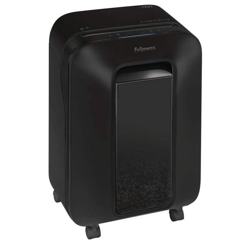 Fellowes Powershred LX201 Aktenvernichter 11 Blatt Mikroschnitt Sicherheitsstufe P-5, T-5 22 L