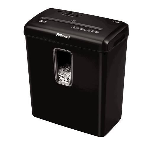 Fellowes Powershred P-30C Aktenvernichter 6 Blatt Partikelschnitt Sicherheitsstufe P-4 15 L