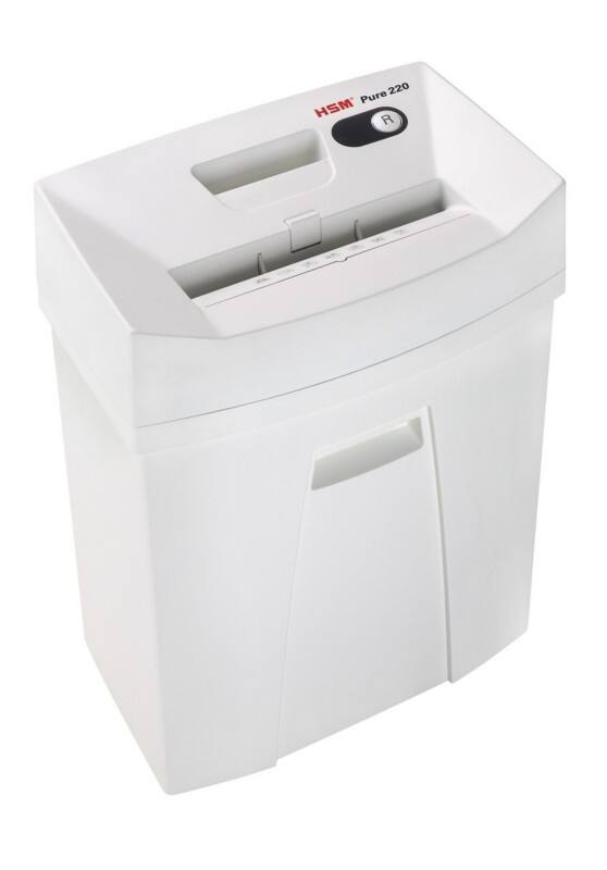 Destructeur de documents HSM 13 Feuilles Coupe droite Niveau de sécurité P-2, T-2, E-2 20 L