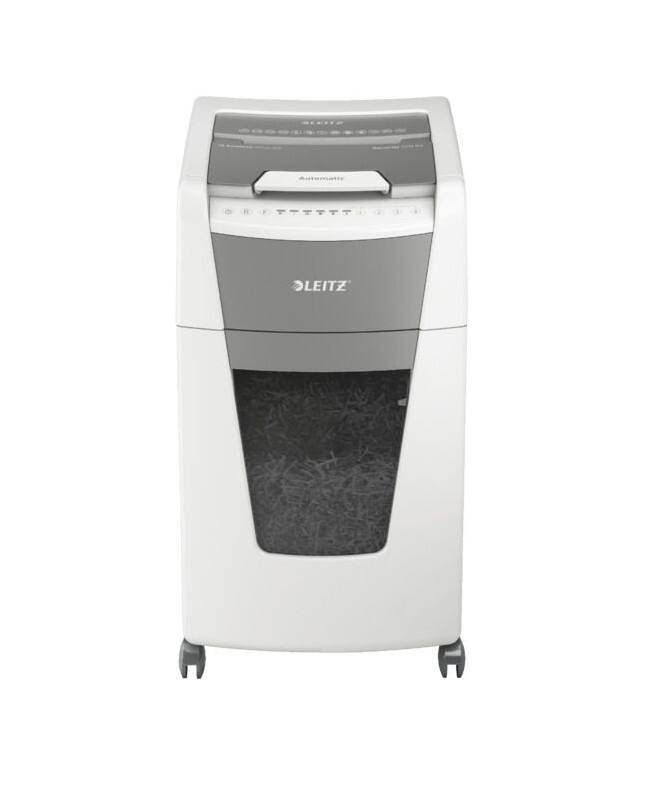 Destructeur de documents Leitz Alimentation Automatique 330 Feuilles Coupe croisée Niveau de sécurité P-4 60 L