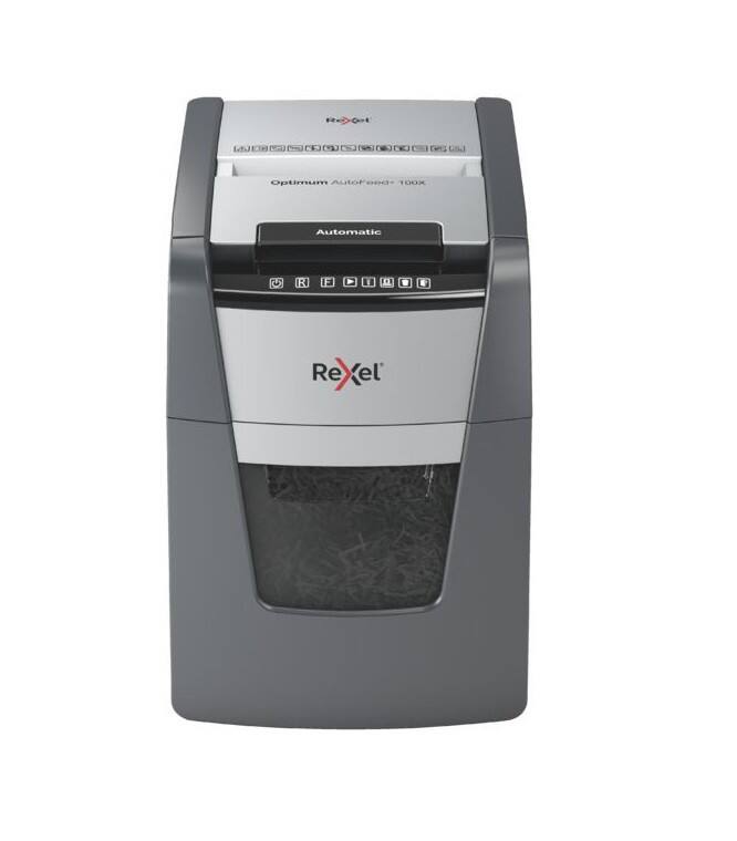 Destructeur de documents Rexel Alimentation Automatique 110 Feuilles Coupe croisée Niveau de sécurité P-4 34 L