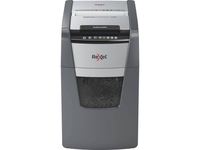 Rexel Automatische Zufuhr Optimum Aktenvernichter 143 Blatt Mikroschnitt Sicherheitsstufe P-5 44 L