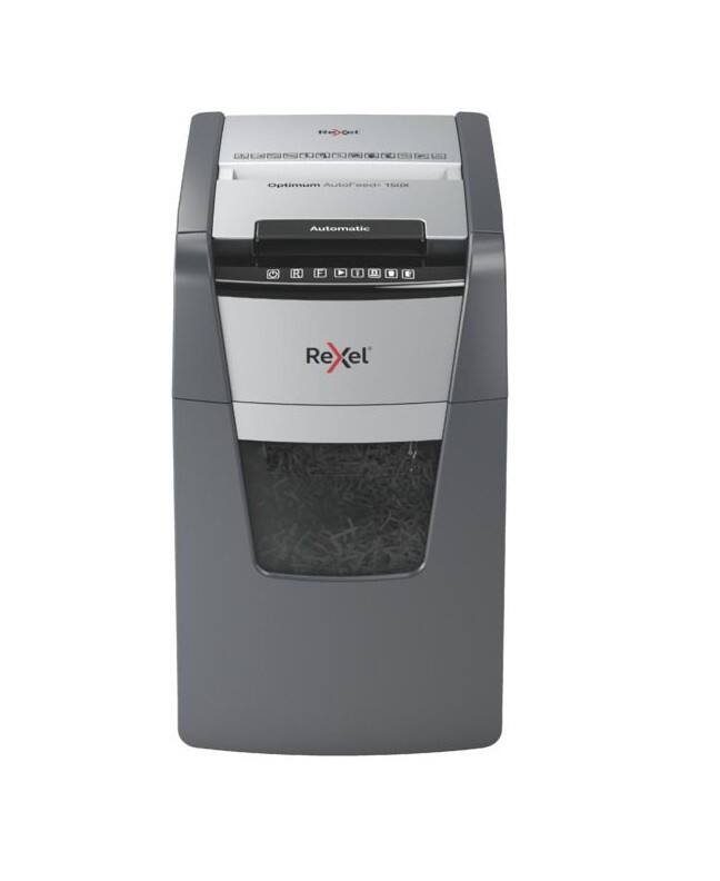 Destructeur de documents Rexel Alimentation Automatique 165 Feuilles Coupe croisée Niveau de sécurité P-4 44 L